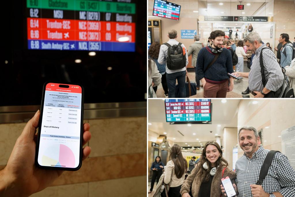 Exclusive | Frustrated Penn Station commuter creates app to predict track numbers — and avoid the mess: 'They're like animals'