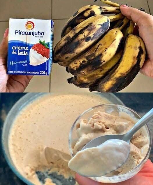 Sobremesa com Banana Madura
