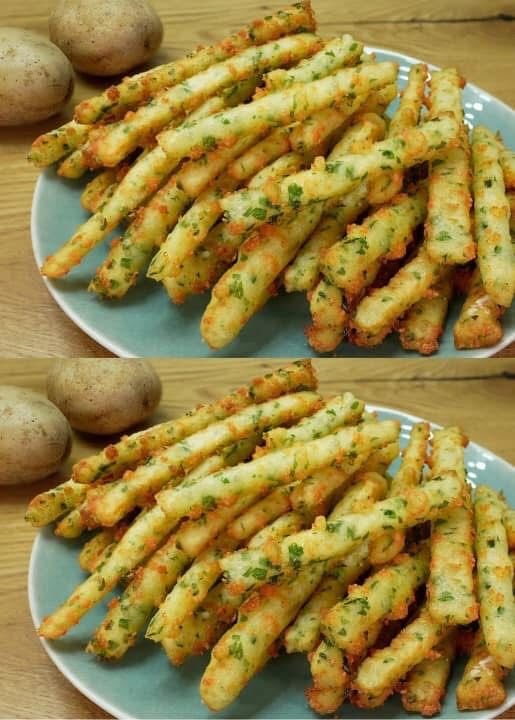 Palitinhos de Batata com Queijo