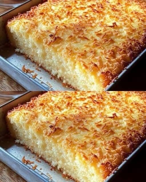 Bolo de Aipim com Coco