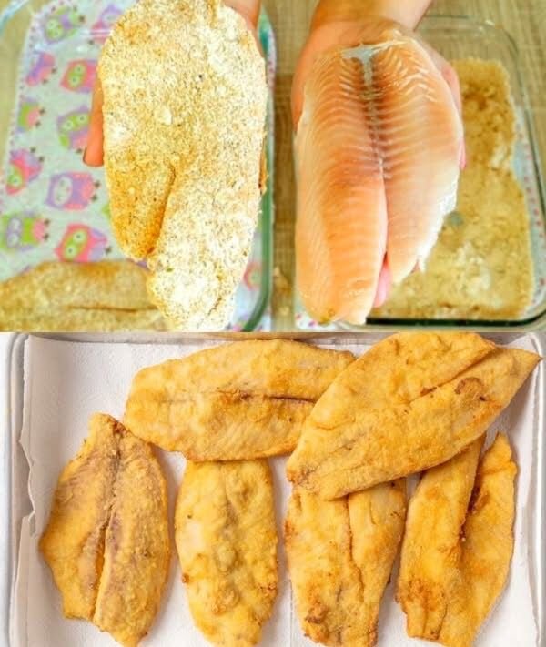 Peixe Empanado ao Molho