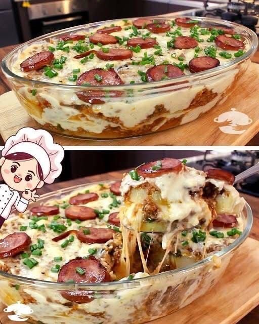 Batata Recheada no Forno