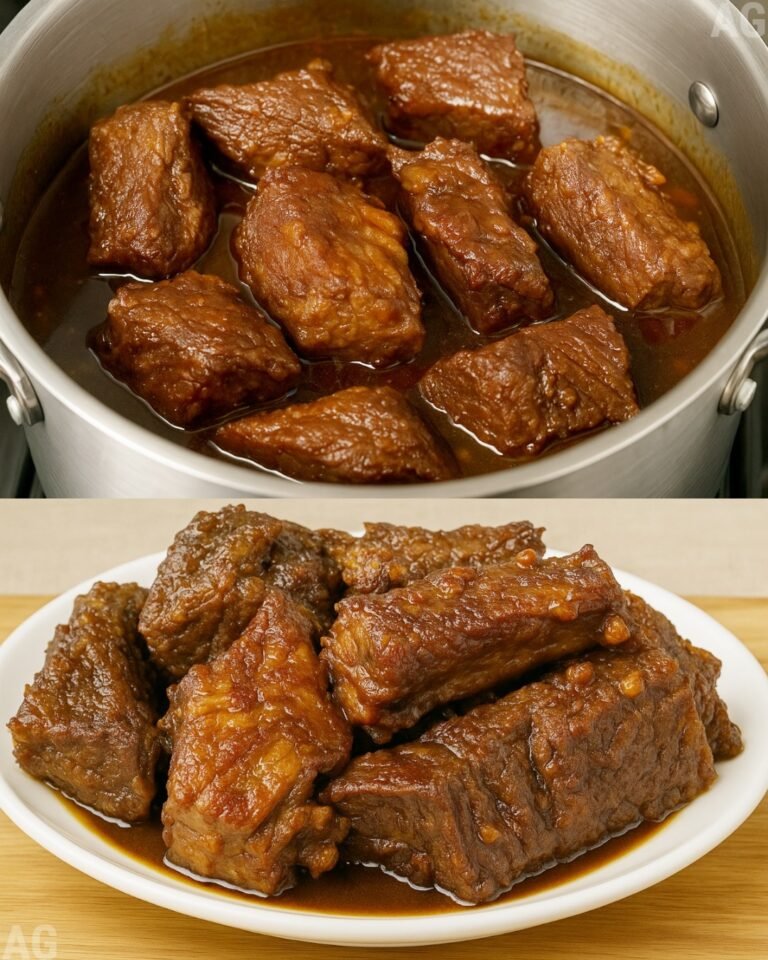 Carne de panela com sabor de churrasco