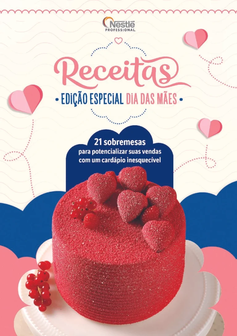 Ebook Receitas De Sobremesas de Dias Das Mães