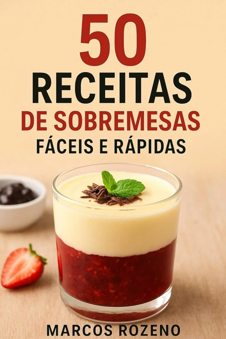 Ebook 50 Receitas De Sobremesas Faceis e Rapidas
