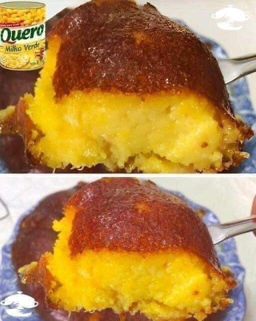 Bolo Pudim de Milho