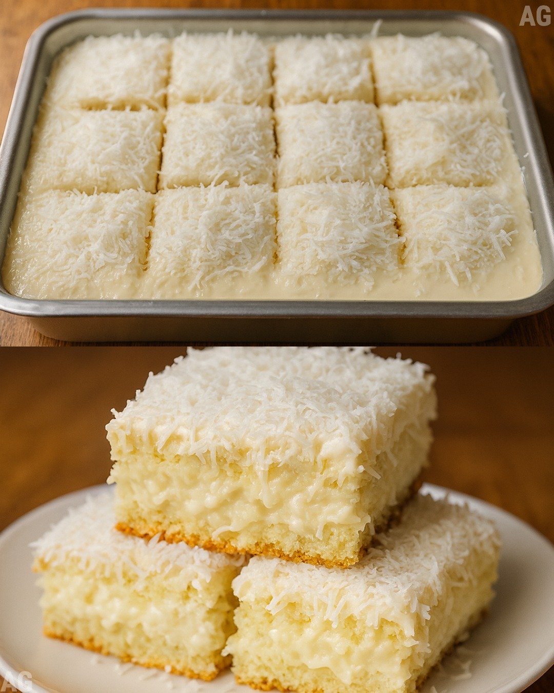 Bolo de Coco Gelado