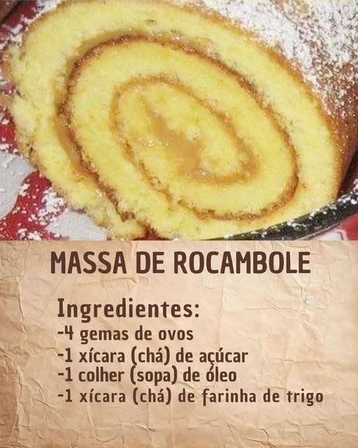 Massa para Rocambole