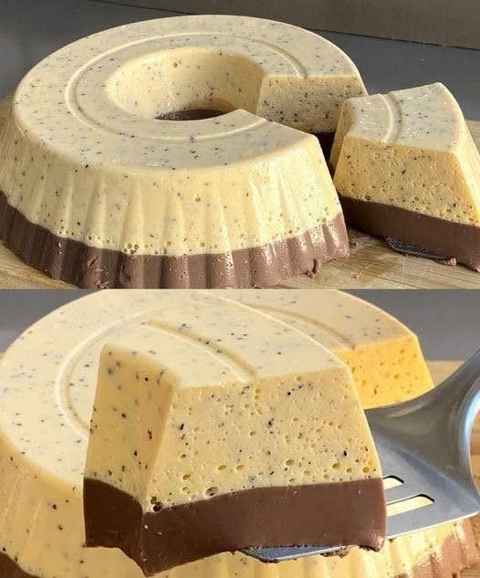 Pudim Invertido de Maracujá