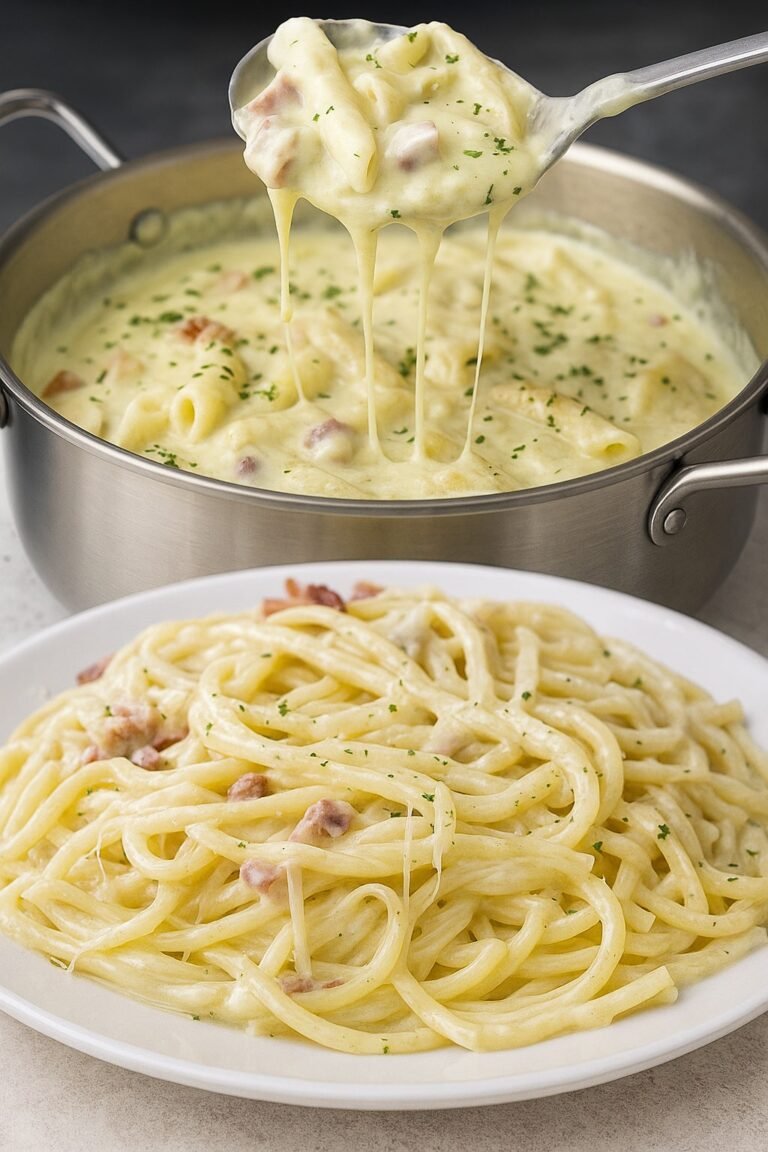 Macarrão ao Creme de Batatas