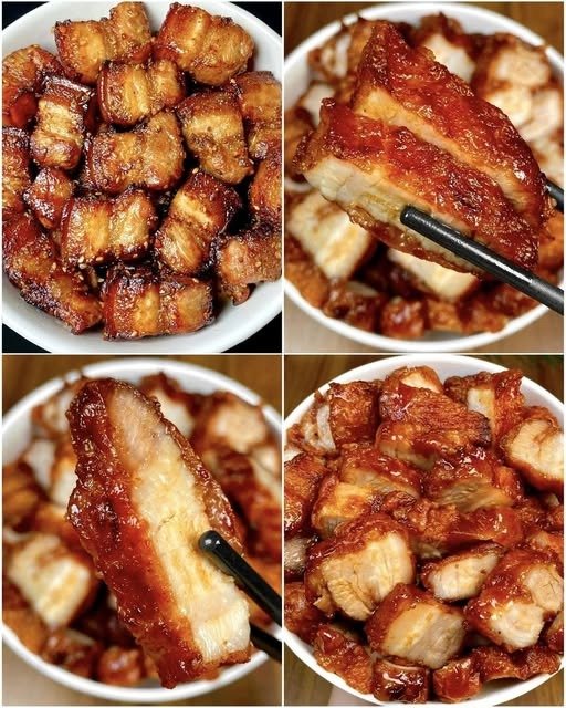 Barriga de Porco Assada com Barbecue