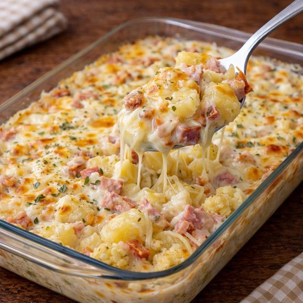 Batata com Presunto