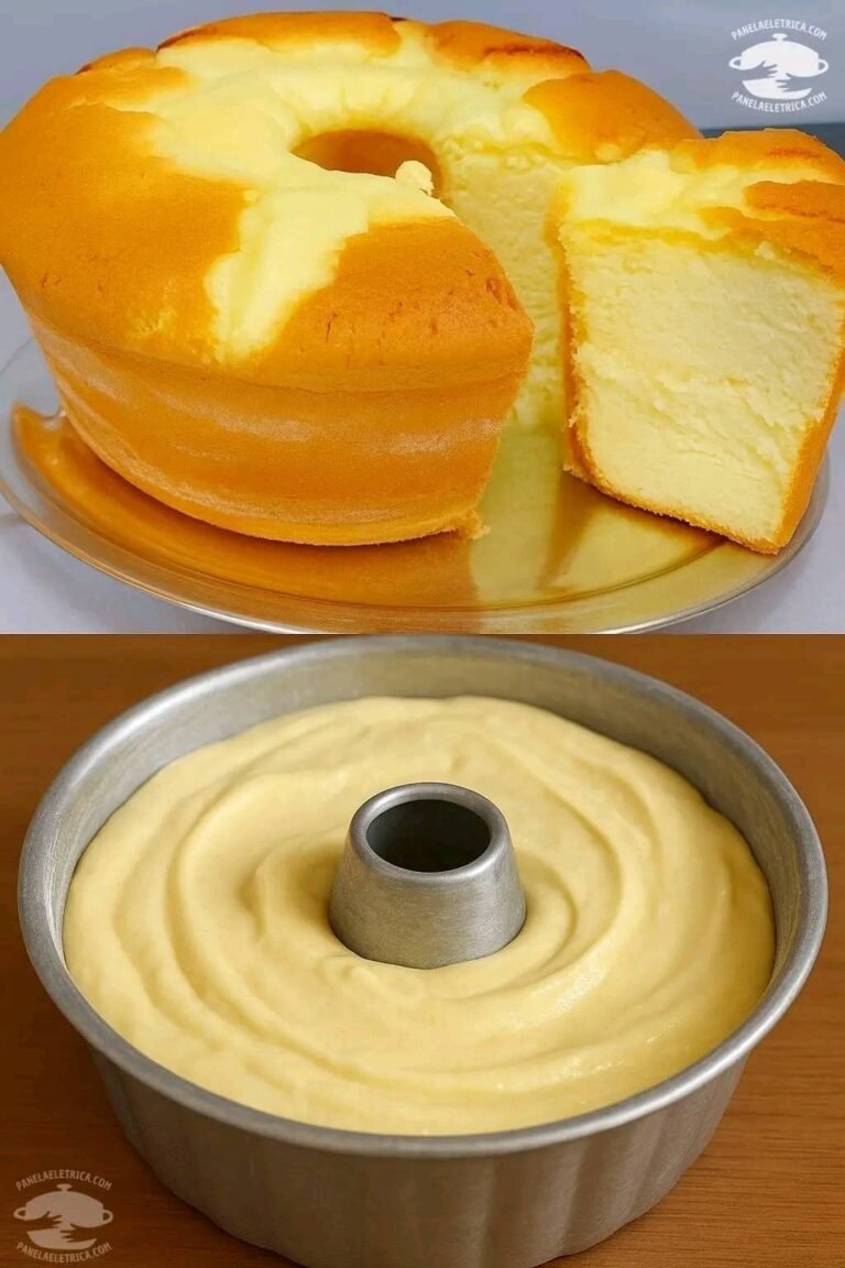 Bolo de 3 Ingredientes