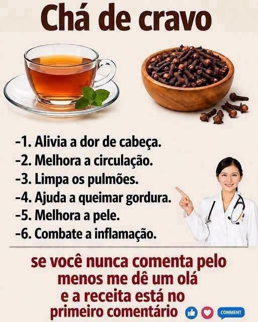 Benefícios do Chá de Cravo-da-Índia